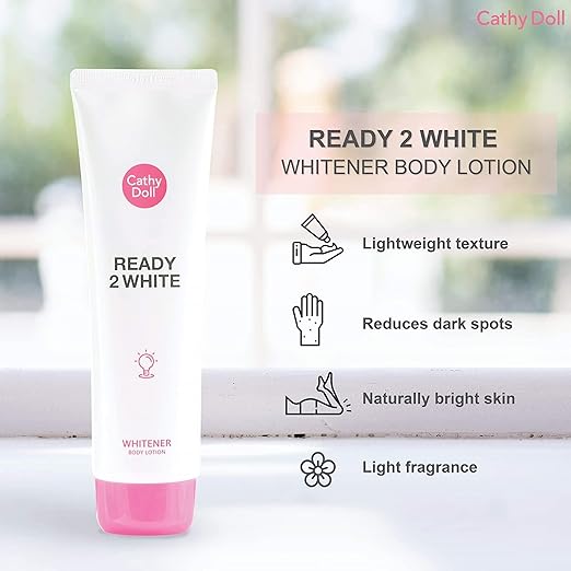 CATHY DOLL Ready 2 White Whitening Body Lotion - 150ml | كاثي دول ريدي تو وايت لوشن تبييض للجسم - 150 مل