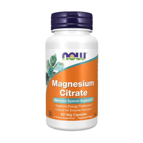 717TqXIMm8L Now Foods Magnesium Citrate - Enzyme Function - Nervous System Support - 60 cap | ناو فودز - مغنسيوم ستريت (دعم النظام العصبي والوظائف الإنزيمية)- 60 كبسولة