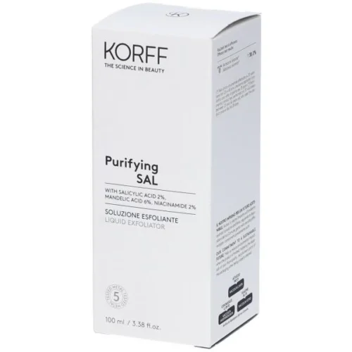 8050519684170 KORFF Purifying Sal Exfoliating Solution - 100ml | كورف مقشر كيميائي بالسالسلك اسيد - 100 مل