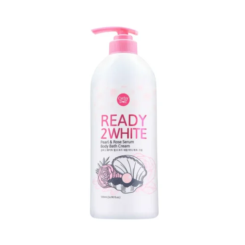 CathyDollReady2WhitePearl_RoseSerumBodyBathCream500ML Cathy Doll Ready 2 White Pearl & Rose Serum Body Bath Cream - 500ml | كاثي دول ريدي تو وايت شور جل برائحة الورد - 500 مل