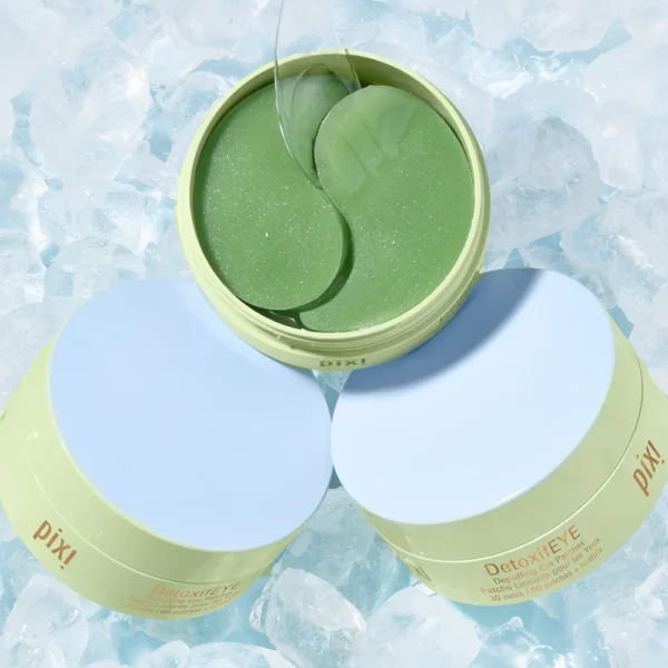 PIXI DetoxifEYE EYE PATCHES | بيكسي شرائح تحت العين بخلاصة الخيار والكافيين