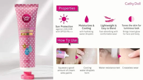FB_IMG_1683972477801_1000x Cathy Doll L-Glutathione Magic Cream Sunscreen SPF 50 | كاثي دول واقي شمس تون اب