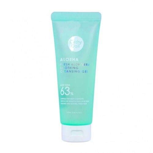 IMG_8274 CATHY DOLL ALOE HA FRESH ALOE VERA SOOTHING CLEANSING GEL - 120ml | كاثي دول غسول مهدئ للبشرة بالالوفيرا - 120 مل