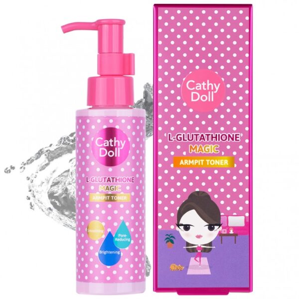 CATHY DOLL L-GLUTATHIONE MAGIC ARMPIT TONER - 120ml | كاثي دول تونر للاندر ارم بالكلوتاثيون - 120 مل