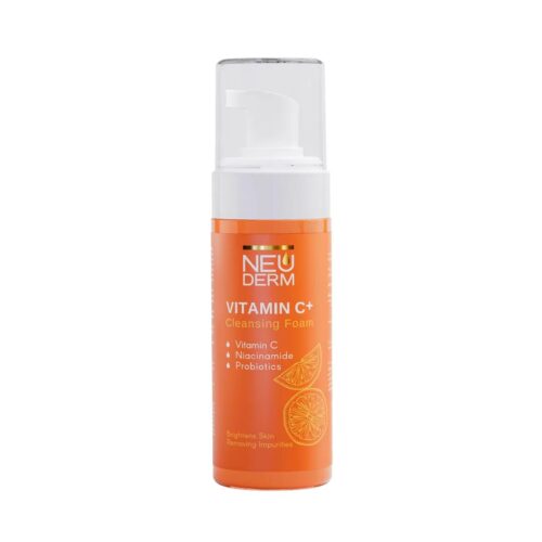 NeuDerm Vitamin c Cleaning foam - 150ml | نيوديرم رغوة تنظيف البشرة بالفيتامين سي - 150 مل