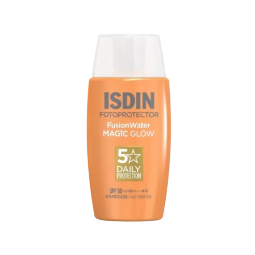 Isdin_Fotoprotector_Fusion_Water_Magic_Glow_SPF50_-_50ml Isdin Fusion Water Magic Glow SPF50 - 50ml | ازدن واقي الشمس (بلمعة ذهبية) - 50 مل