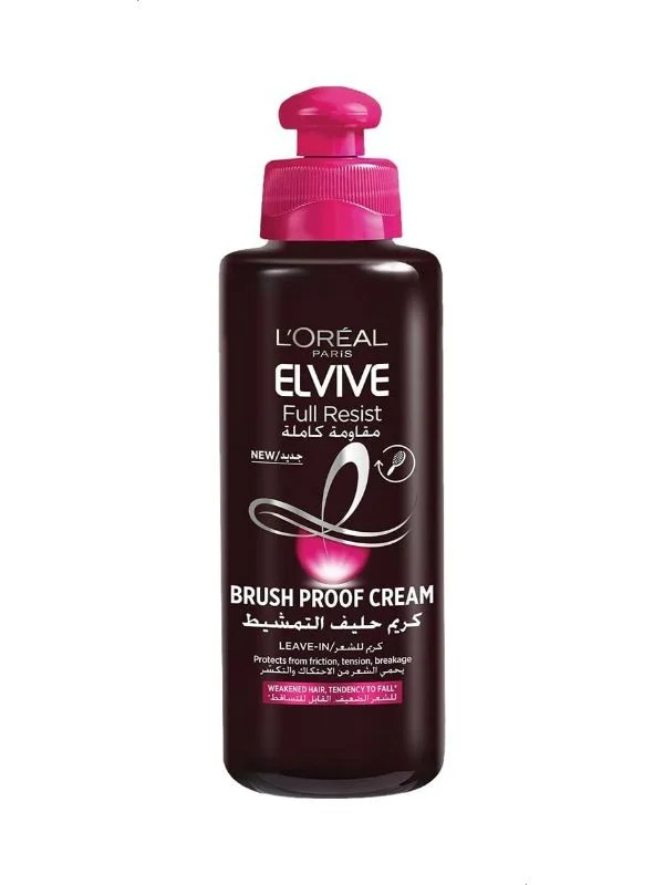 L’Oreal Paris Elvive Full Resist Leave in - 200ml | لوريال فول ريزيست كريم تصفيف الشعر ضد تساقط الشعر - 200 مل