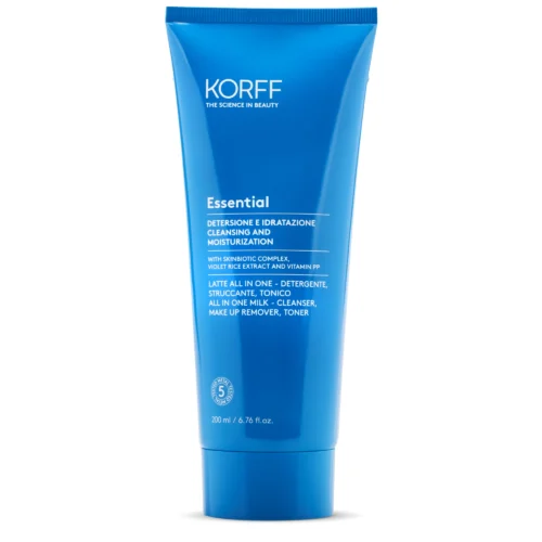 K79V00640_1 KORFF Essential All In One Cleanser Make Up Remover Toner - 200ml | كورف غسول متكامل 3 في 1 (مزيل مكياج، منظف، وتونر) - 200 مل