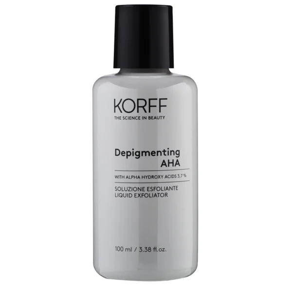 KORFF Depigmenting AHA Liquid Exfoliator - 100ml | كورف مقشر أحماض الفواكه (AHA) السائل لتفتيح البشرة - 100 مل