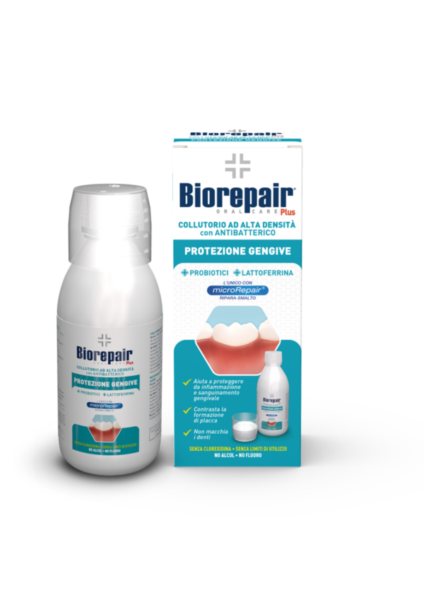 Biorepair High Density Antibacterial Mouthwash - GUM PROTECTION - 250ml | بايوربير غرغرة مضادة للبكتريا - 250 مل