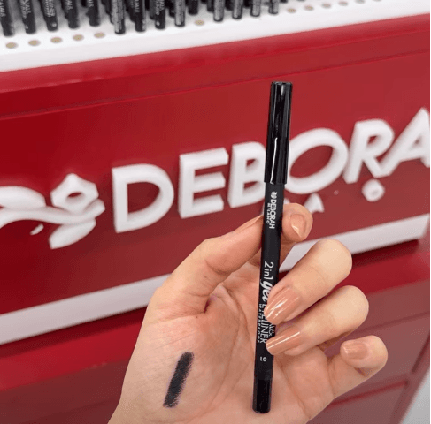 Deborah Milano 2 in 1 waterproof gel eyeliner and kohl pencil | ديبورا كحل اسود فاحم