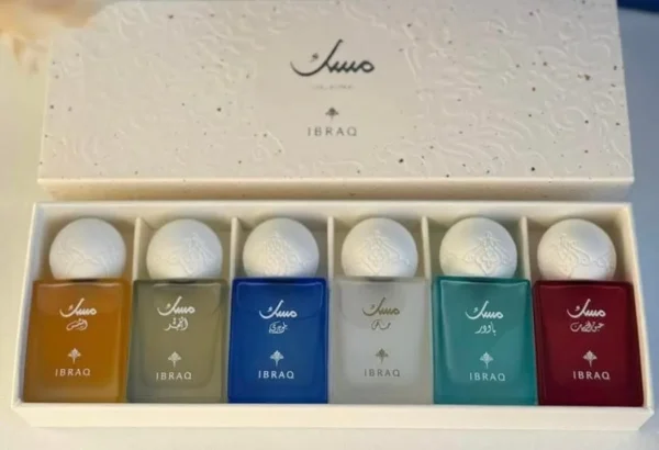 IBRAQ Mini Musk Set - 6x10 ml | إبراق كولكشن عطور مسك - 6x10 مل
