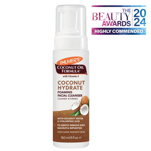 Palmer's Coconut Hydrate Foaming Cleanser | بالمرز غسول فوم للوجه بخلاصة ماء جوز الهند والهاليرونك اسد