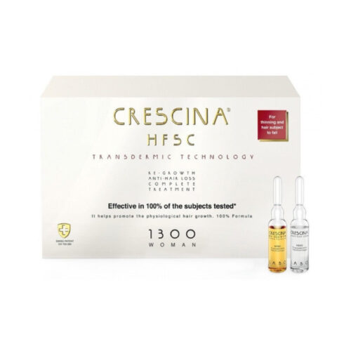 CRESCINA Transdermic HFSC Complete Treatment 1300 for Women - 3.5x10+10 | كريشنا أمبولات لعلاج تساقط الشعر وتحفيز انباته للنساء 1300 - 3.5 مل x 10+10