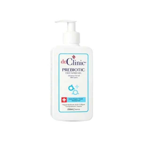 250ml - Dr. clinic Prebiotic Face Wash Gel For All Skin Types | غسول د. كلنك لكل انواع البشرة - 250مل
