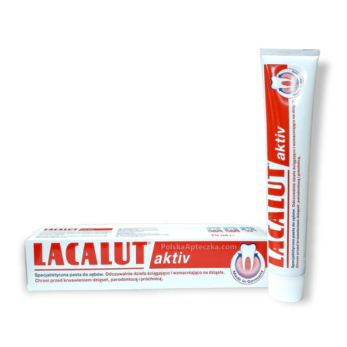 LACALUT AKTIV TOOTHPASTE | لاكالوت معجون اسنان اكتف للثة الحساسة