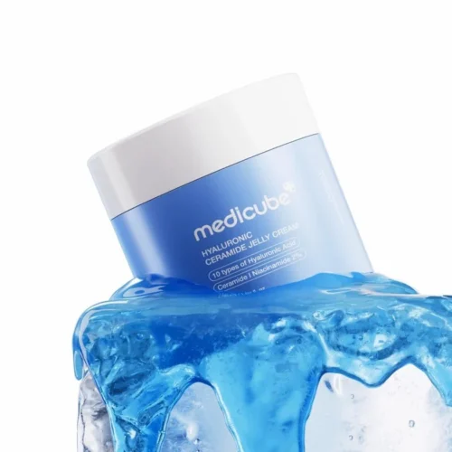 Medicube Hyaluronic Ceramide Moisturizing Jelly Cream for All Skin Types - 50ml | مديكيوب هايدرا - كريم جيلي مرطب بالهيالورونيك والسيراميد - 50 مل