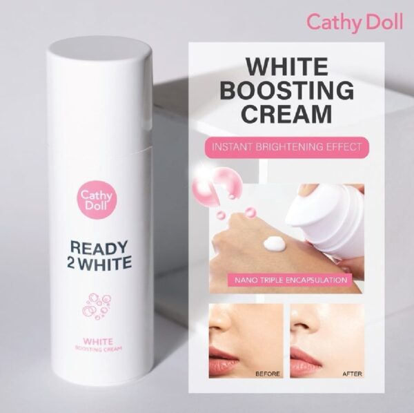 CATHY DOLL READY 2 WHITE BOOSTING CREAM – 75ml | كاثي دول ريدي تو وايت كريم تفتيح للوجه - 75 مل