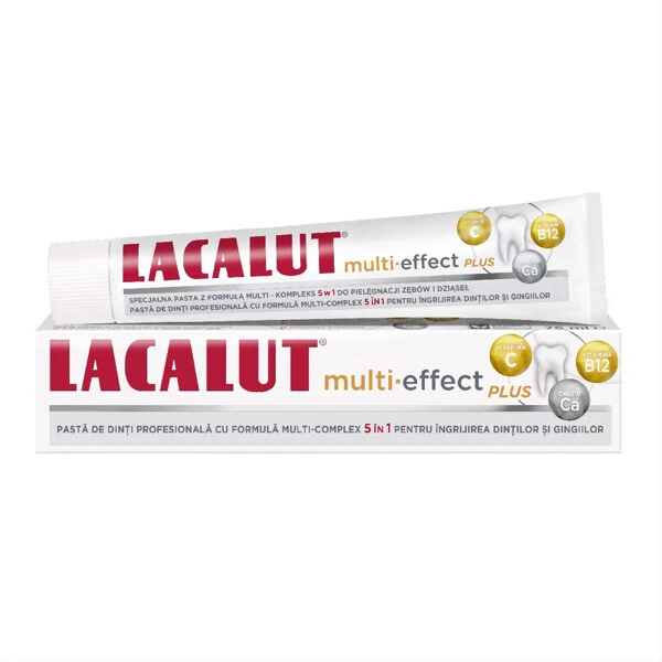 LACALUT MULTI-EFFECT PLUS Daily Toothpaste with Vitamins & Minerals | لاكالوت معجون اسنان ملتي افكت بلس