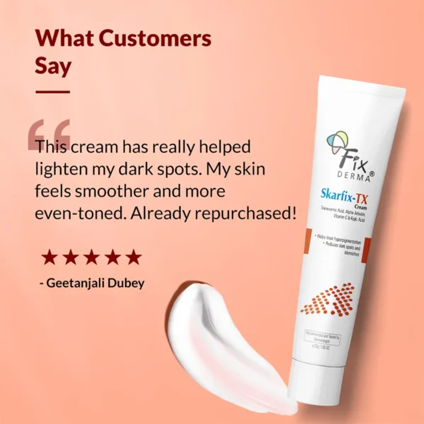 Skarfix-TX Cream | Effective treatment for melasma and dark spots - 30ml | كريم سكارفيكس - تي إكس (Skarfix-TX) | العلاج الفعال للكلف والبقع الداكنة - 30 مل