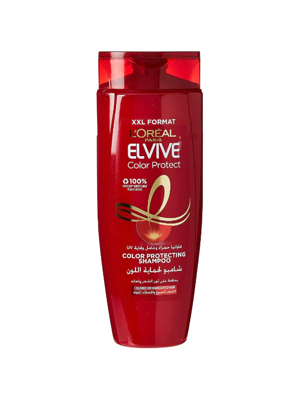 L’Oreal Elvive Colour Protect Shampoo - 600ml |لوريال شامبو لحماية اللون للشعر المصبوغ - 600 مل