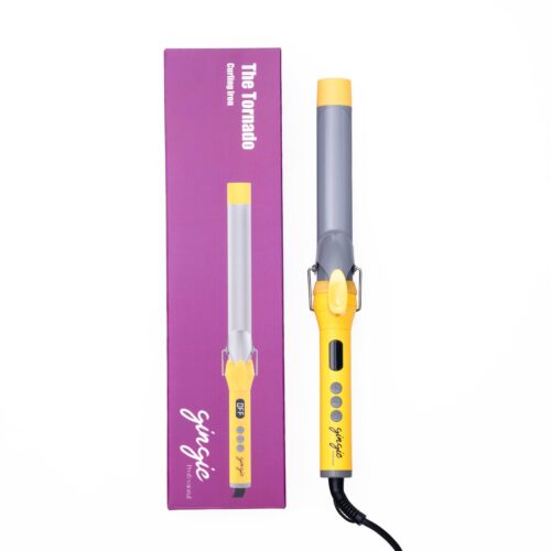 GINGIE PROFESSIONAL THE TORNADO CURLING IRON | جنجي ذا تورنيدوا جهاز ومكواة تمويج وتجعيد الشعر الاحترافي