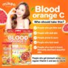 Mikeo Blood Orange C Liposomal Vitamin C 1000mg Collagen Mix Plus - 35 Sachets | مايكو ميكس بلس ليبوزومال فيتامين سي (1000 مجم) والكولاجين بنكهة برتقال الدم - 35 مغلف