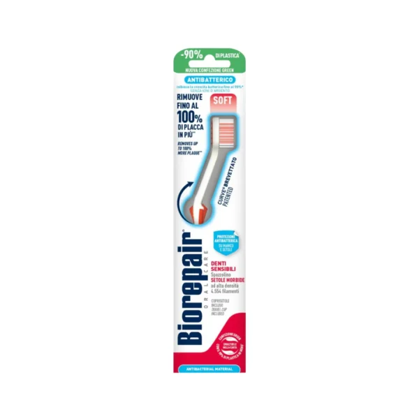 Biorepair Antibacterial Toothbrush - Soft | بايو ربير فرشاة أسنان ناعمة للأسنان الحساسة