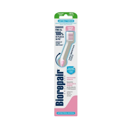Biorepair Antibacterial Toothbrush - Super Soft | بايوربير فرشاة أسنان ناعمة و مضادة للبكتيريا