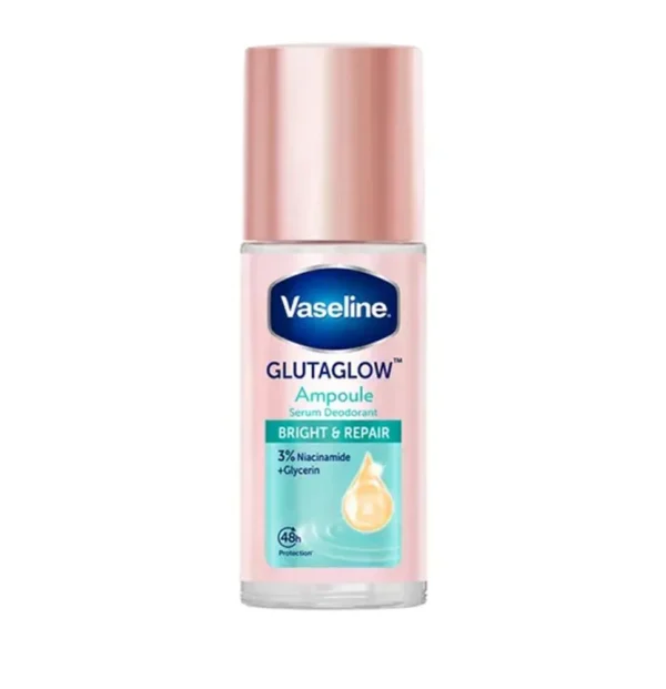 185053a9-b190-428b-8985-9a90960fb0fb_1 Vaseline Gluta Glow Ampoule Serum Deodorant - Bright & Repair - 45ml | فازلين مضاد تعرّق بتركيبة السيروم المركز لإصلاح وتجديد البشرة - 45 مل