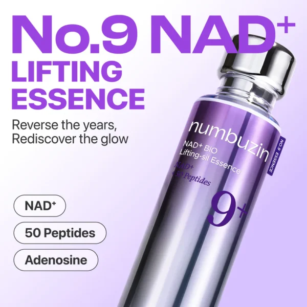 numbuzin No.9 NAD+ BIO Lifting-sil Essence - 50ml | نمبوزين إيسنس رقم 9 ناد بايو لشد البشرة - البوتوكس في زجاجة - 50 مل