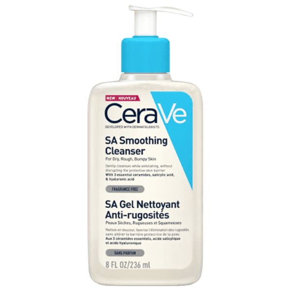 CeraVe Smoothing Cleanser for Dry Skin - 236ml | سيرافي غسول منعم للبشرة الجافة والخشنة - 236 مل