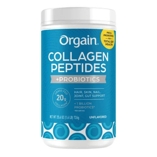 4000079755-847__1 Orgain Collagen Peptides + Probiotics, Unflavored, 1.6 lbs | أورغين ببتيدات الكولاجين مع البروبايوتكس (بدون نكهة) - 1.6 رطل (726 جرام)