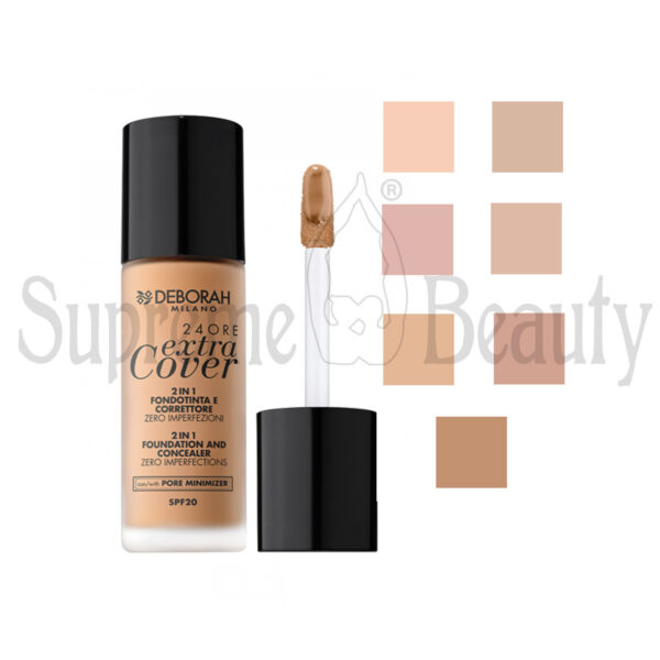 $_57 Deborah 24ORE EXTRA COVER FOUNDATION | ديبورا 24 اور كريم اساس بتغطية عالية
