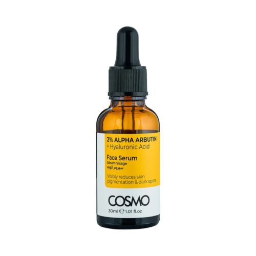 5a534a46-795b-4abf-9b53-8407cda3c99b COSMO Alpha Arbutin 2% + Hyaluronic Acid Face Serum - 30ml | كوزمو سيروم مكثف لتفتيح التصبغات وترطيب البشرة - 30 مل