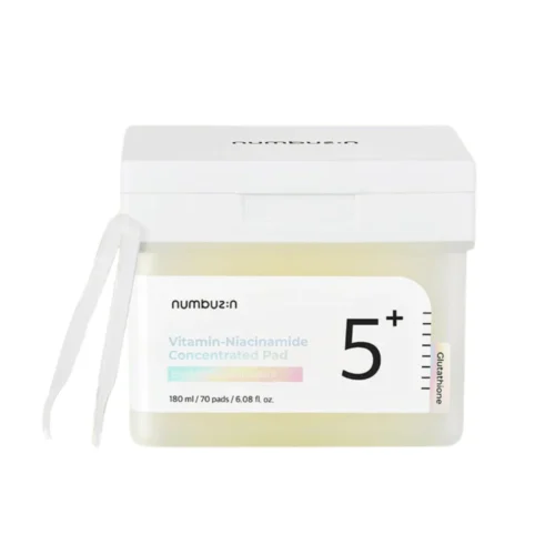65282fda-fc1b-4ead-ad07-8dd7e2559d0e Numbuzin No.5 Vitamin-Niacinamide Concentrated Toner Pads - 70pads | نمبوزين رقم 5 وسائد التونر القطنية المكثفة بالفيتامينات والنياسيناميد لتفتيح البشرة - 70 قطعة