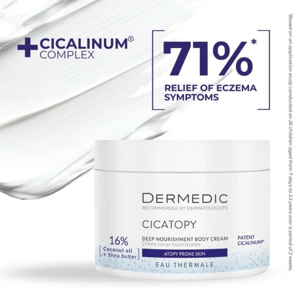 Dermedic CICATOPY Deep nourishment body cream - 225ml | ديرمدك سيكا اتوبي كريم ترميم للجسم - 225 مل