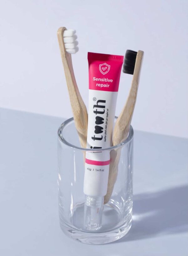 685586317_2248479742223506_7324971831603296232_n i tooth Sensitive Repair Toothpaste - 40g | اي توث معجون للأسنان الحساسة - 40 غ