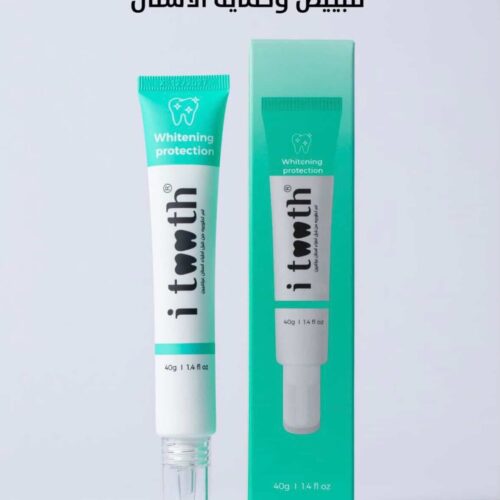 i tooth Whitening Protection Toothpaste - 40g | اي توث معجون أسنان مبيض - 40 غ