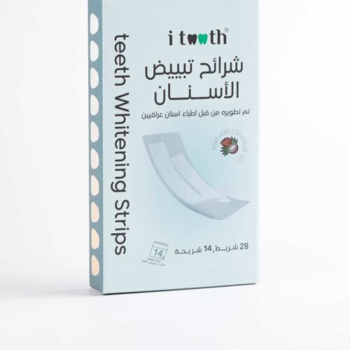 i tooth teeth whitening strips - 14 count | اي توث شرائح تبييض الاسنان - 14 شريحة