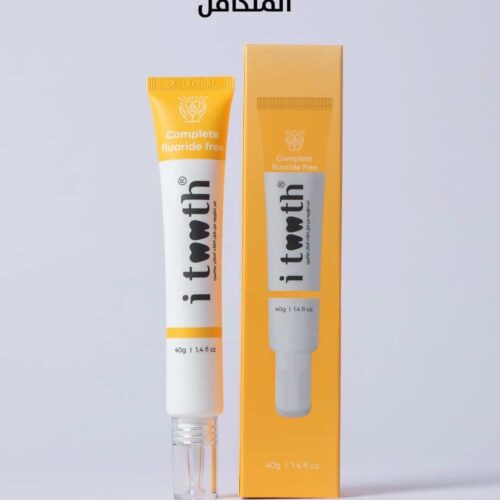 i tooth Complete Fluoride Free Toothpaste - 40g | اي توث معجون أسنان خالي من الفلوريد - 40 غ