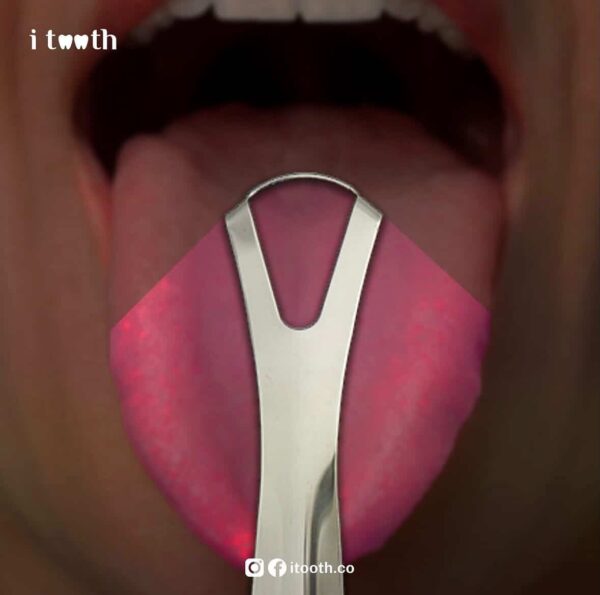 i tooth Tongue scrapper |اي توث قاشط لسان معدنية
