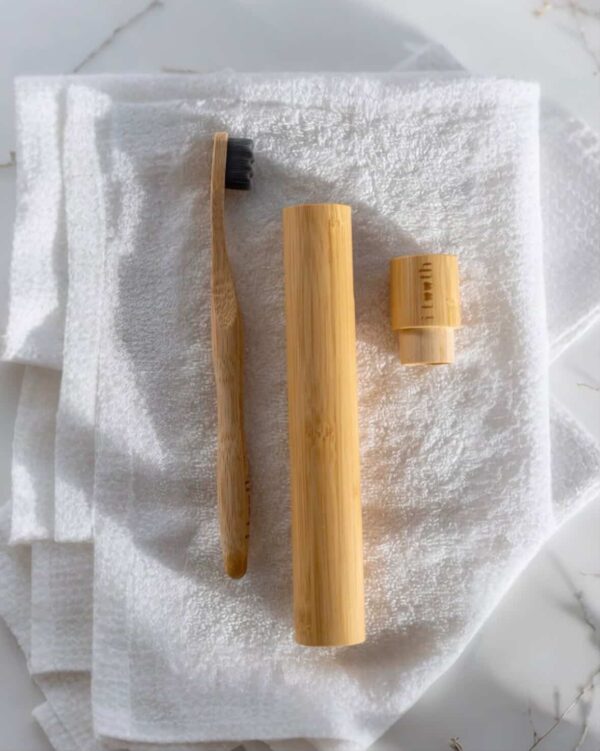 692183500_2243828653053301_6314563368357630271_n i tooth Bamboo Toothbrush Container | اي توث حافظة فرشاة الأسنان المصنوعة من الخيزران