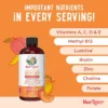 MaryRuth's Morning Multivitamin + Hair Growth - 650ml | ماري روث شراب متعدد الفيتامينات الصباحي مع محفز نمو الشعر - نكهة الخوخ والمانجو - 650 مل
