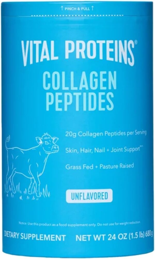 Vital Proteins Collagen Peptides Unflavored - 680g | فيتال بروتينز ببتيدات الكولاجين البقري (بدون نكهة) - 680غ
