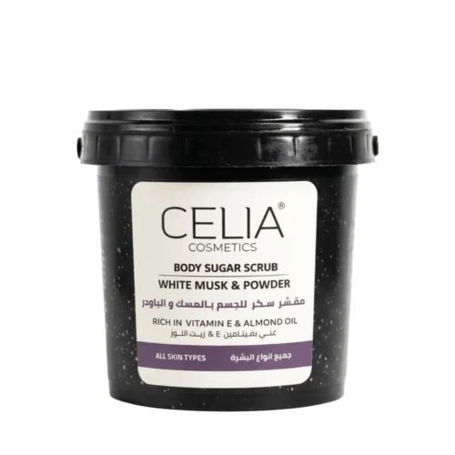 7bdbaa4d-116c-46bc-bac5-04942420619f-1000x1000-Rq8l8dTXF1XLrr28w616j0g7ulQwxApSjdBkVjel CELIA Musk and Powder Sugar Scrub - 600g | سيليا مقشر سكر مسك و باودر - 600غ