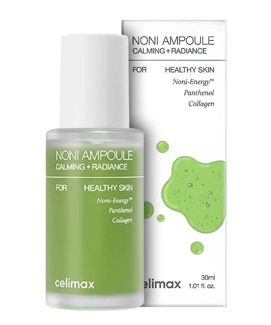 8809875907795 Celimax Noni Ampoule Calming + Radiance - 30ml | سليماكس سيروم مهدئ و مضيئ للبشرة بمستخلص النوني - 30 مل