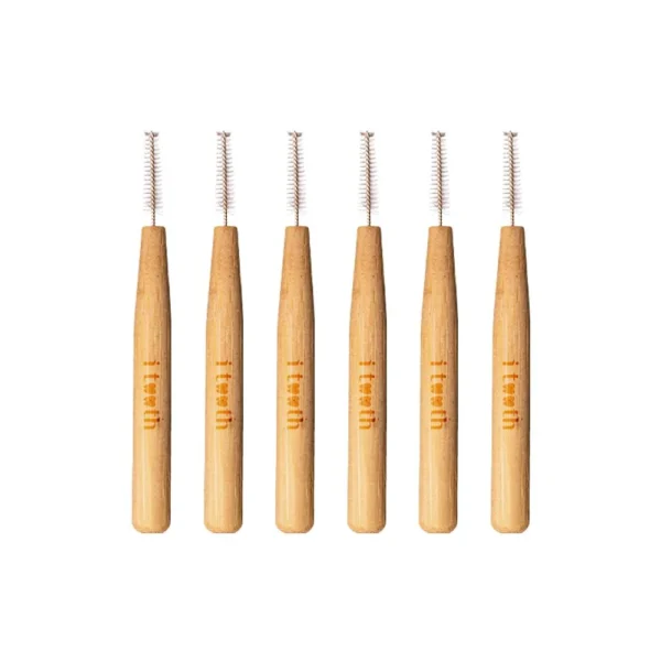 9647803653623 i tooth Interdental Bamboo Brush | اي توث فرشاة تنظيف بين الأسنان