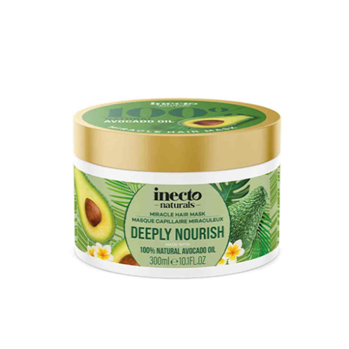 9cfe0563-3dbb-4da4-a078-720472bec6d0 Inecto Miracle Hair Mask Deeply Nourishing with Avocado Oil - 300ml | انيكتو ماسك شعر فائق الترطيب بخلاصة زيت الافوكادو الطبيعي - 300 مل