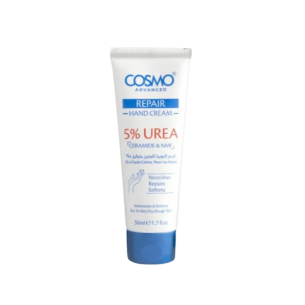 COSMO_Repair_Hand_Cream_5_Urea_-_50ml (1) COSMO Repair Hand Cream 5% Urea - 50ml | كوزمو كريم مرمم لليدين 5% - 50مل